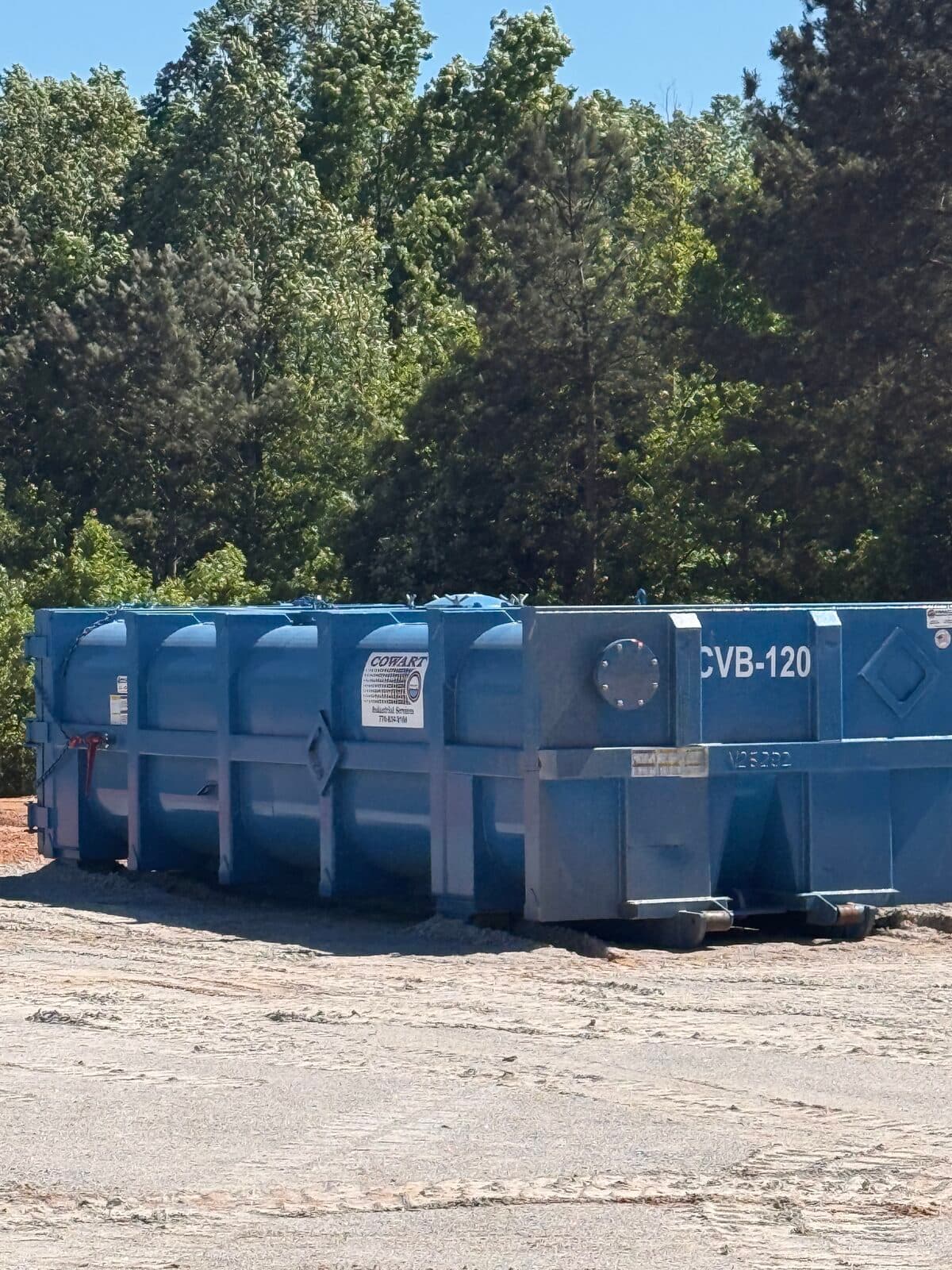 Cowart sealed vacuum box CVB-120 staged for loading